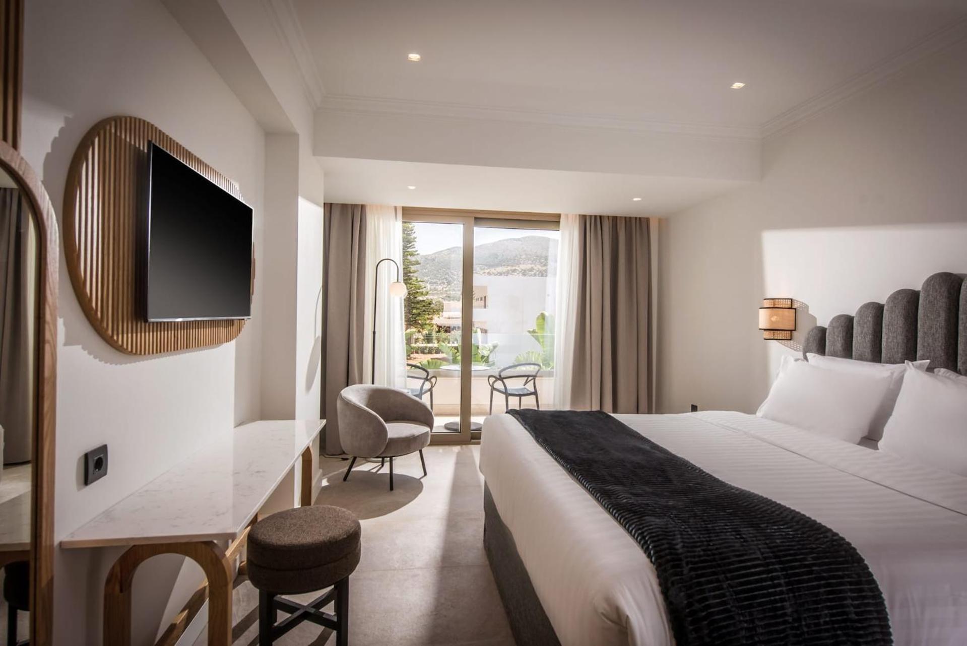 Drossia Palms Hotel And Nisos Beach Suites Malia Exteriér fotografie