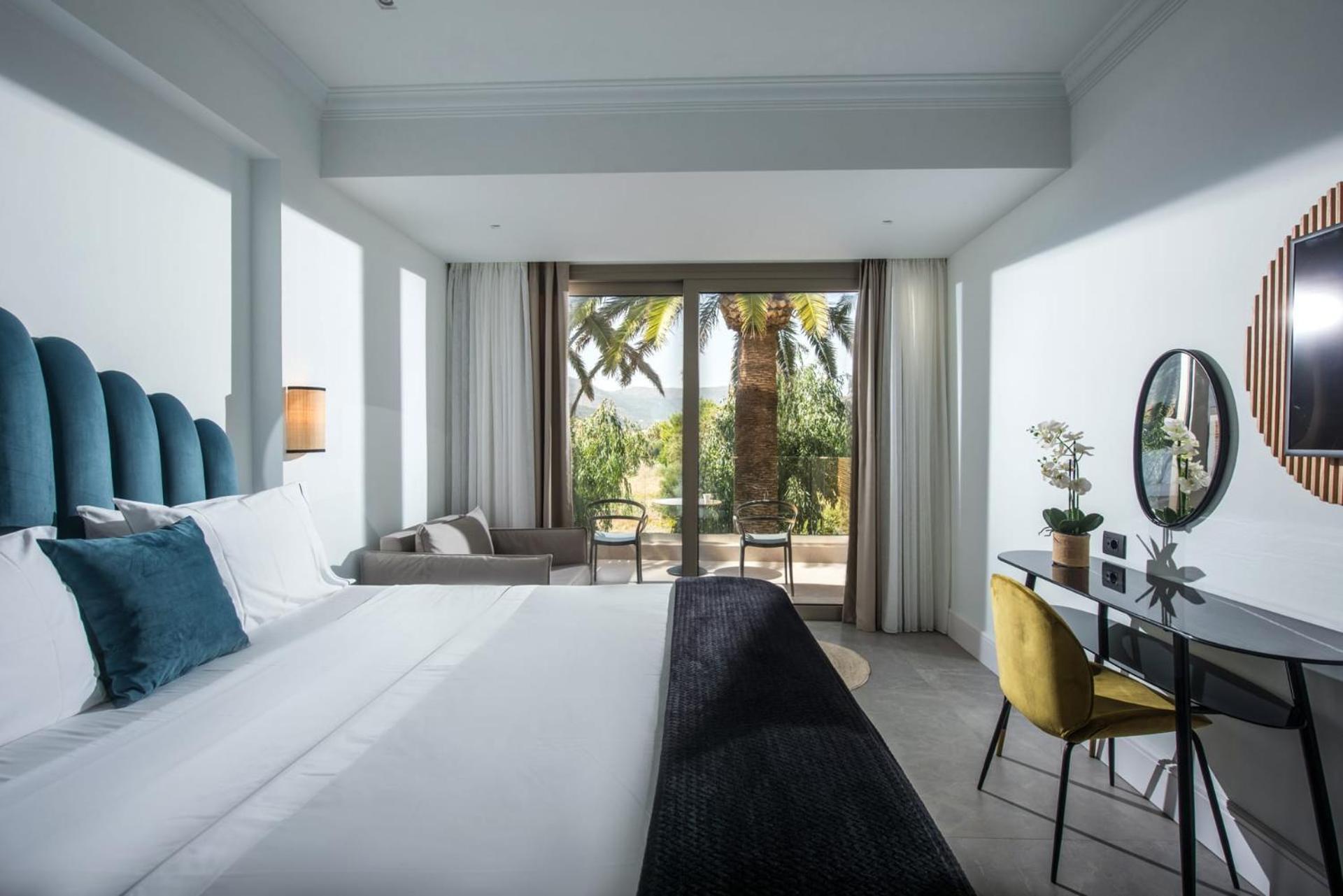 Drossia Palms Hotel And Nisos Beach Suites Malia Exteriér fotografie